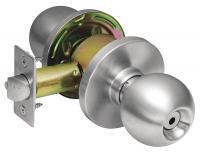32J291 Door Knob Lockset, Round, Privacy