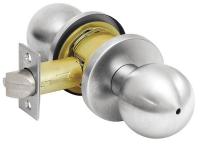 32J298 Door Knob Lockset, Round, Privacy