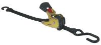 32J626 Cargo Strap, Retractable 6ft x 1In, PK2