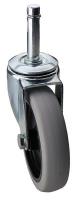 32J801 Swivel Stem Caster, 4 In, 150 lb, Polyurthn