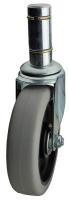 32J814 Swivel Stem Caster, 5 In, 300 lb, Polyurthn