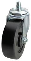 32J825 Swivel Stem Caster, 4 In, 275 lb, Polyolfn