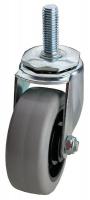 32J832 Swivel Stem Caster, 5 In, 300 lb, Polyurthn