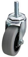 32J827 Swivel Stem Caster, 3-1/2 In, 250 lb, TPR