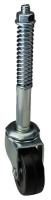 32J906 Swivel Stem Caster, 2 In, 75 lb, Rubber