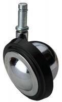 32J920 Swivel Stem Caster, 3 In, 100 lb, Rubber