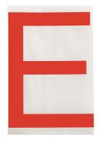 32V539 Floor Marking Tape, Sq., 4In W, 8In L, PK20