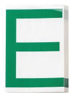 32V540 Floor Marking Tape, Sq., 4In W, 8In L, PK20