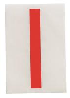 32V563 Floor Marking Tape, Sq., 4In W, 8In L, PK20