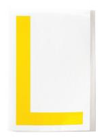 32V584 Floor Marking Tape, Sq., 4In W, 8In L, PK20