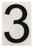 32V688 Floor Marking Tape, Sq., 4In W, 8In L, PK20
