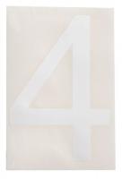 32V695 Floor Marking Tape, Sq., 4In W, 8In L, PK20