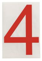 32V696 Floor Marking Tape, Sq., 4In W, 8In L, PK20