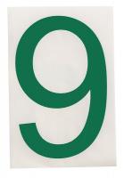 32V728 Floor Marking Tape, Sq., 4In W, 8In L, PK20
