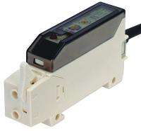 32W383 Fiber Optic Photoelectric Sensor, NPN