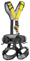 33C608 Full Body Harness, S to L, 310 lb, Blk/Ylw