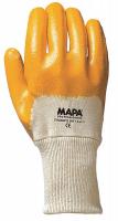 33E981 Coated Gloves, Nitrile, Size 10, Yellow, PR
