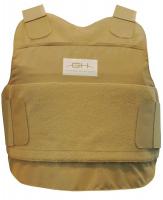 33F950 Ballistic Vest Pkg, Concealable, Tan, M