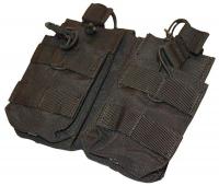 33H049 MOLLE Pocket, Dbl Stack M4 Mag, Coyote