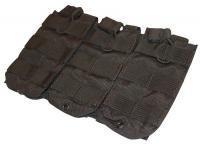 33G984 MOLLE Pocket, Triple M4/M16 Mag, Black