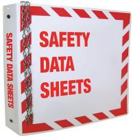 33H546 MSDS Binder, Red on White