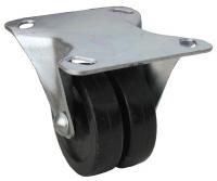 33H648 Rigid Plate Caster, 350 lb, 3 In Dia