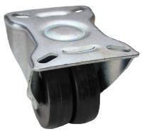 33H647 Rigid Plate Caster, 350 lb, 3 In Dia