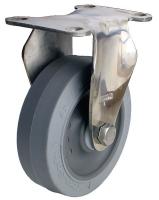 33J058 Rigid Plate Caster, 200 lb, 3 In Dia