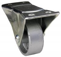 33H733 Rigid Plate Caster, 200 lb, 2-1/2 In Dia