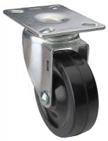 33H802 Swivel Plate Caster, 280 lb, 6 In Dia