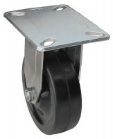 33H798 Rigid Plate Caster, 200 lb, 4 In Dia