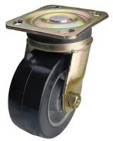33H820 Swivel Plate Caster, 500 lb, 8 In Dia