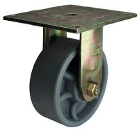 33H842 Rigid Plate Caster, 1000 lb, 5 In Dia