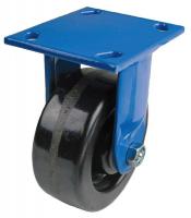 33H884 Rigid Plate Caster, 900 lb, 6 In Dia