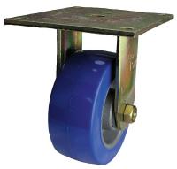 33H891 Rigid Plate Caster, 1200 lb, 8 In Dia