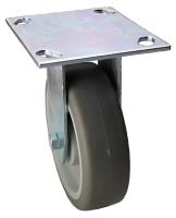 33H908 Rigid Plate Caster, 275 lb, 4 In Dia