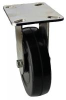 33H920 Rigid Plate Caster, 200 lb, 4 In Dia