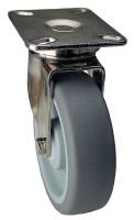33H929 Swivel Plate Caster, 275 lb, 4 In Dia