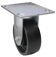 33J013 Rigid Plate Caster, 300 lb, 4 In Dia