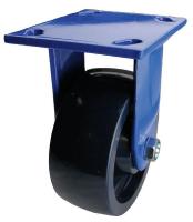 33J022 Rigid Plate Caster, 700 lb, 4 In Dia