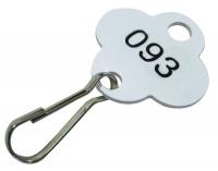 33J882 Key Tag Numbered 1 to 40, PK 40