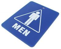 33J894 Restroom Key Tag, Men