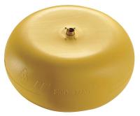 33J955 Pallet Cushion, Yellow With T-Nut, PK96