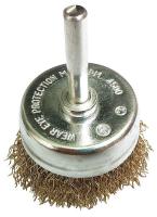 33L466 Cup Brush, 1-3/4Dia, Wire 0.014ln, Shank1/4