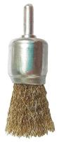 33L486 End Brush, 1/2Dia, Wire 0.008ln, Shank1/4ln