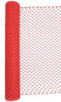 33L955 Barrier Fence, 4ft. H, 50 ft. L, Orange