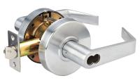 33M222 Heavy Duty Lever Lockset, Angled, Entry