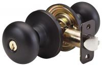 33M255 Light Duty Knob Lockset, Biscuit, Entrance