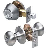 33M261 Light Duty Knob Lockset, Biscuit