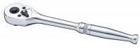 33M359 Ratchet Handle, Rev, Pear, 3/8 x 7-7/8 In